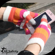 SRSAFETY Hot sale cheap winter acrylic magic knitted glove/touch magic gloves